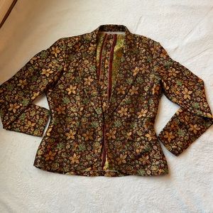 Floral blazer , fancy blazer , party blazer , Party jacket